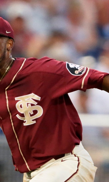 Parrish pitches gem in FSU's 1-0 win over Arkansas at CWS